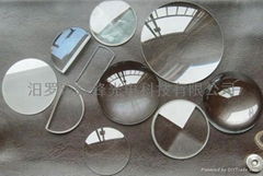 光学镜片,放大镜，棱镜，凸透镜