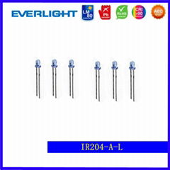 台湾亿光IR204-A红外线发射管940NM插件发射