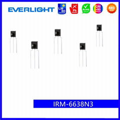 亿光红外线接收头IRM-6638N3原装正品插件38KHZ连