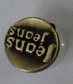 Metal alloy button 4