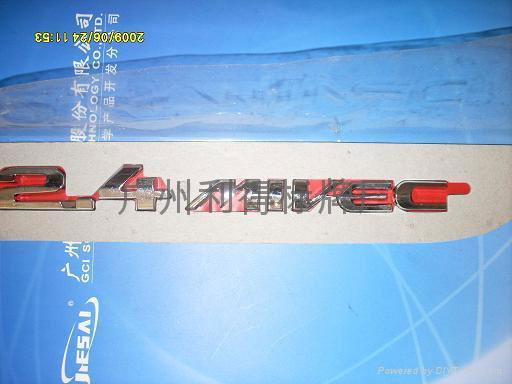 廣州ABS塑料電鍍標牌 3