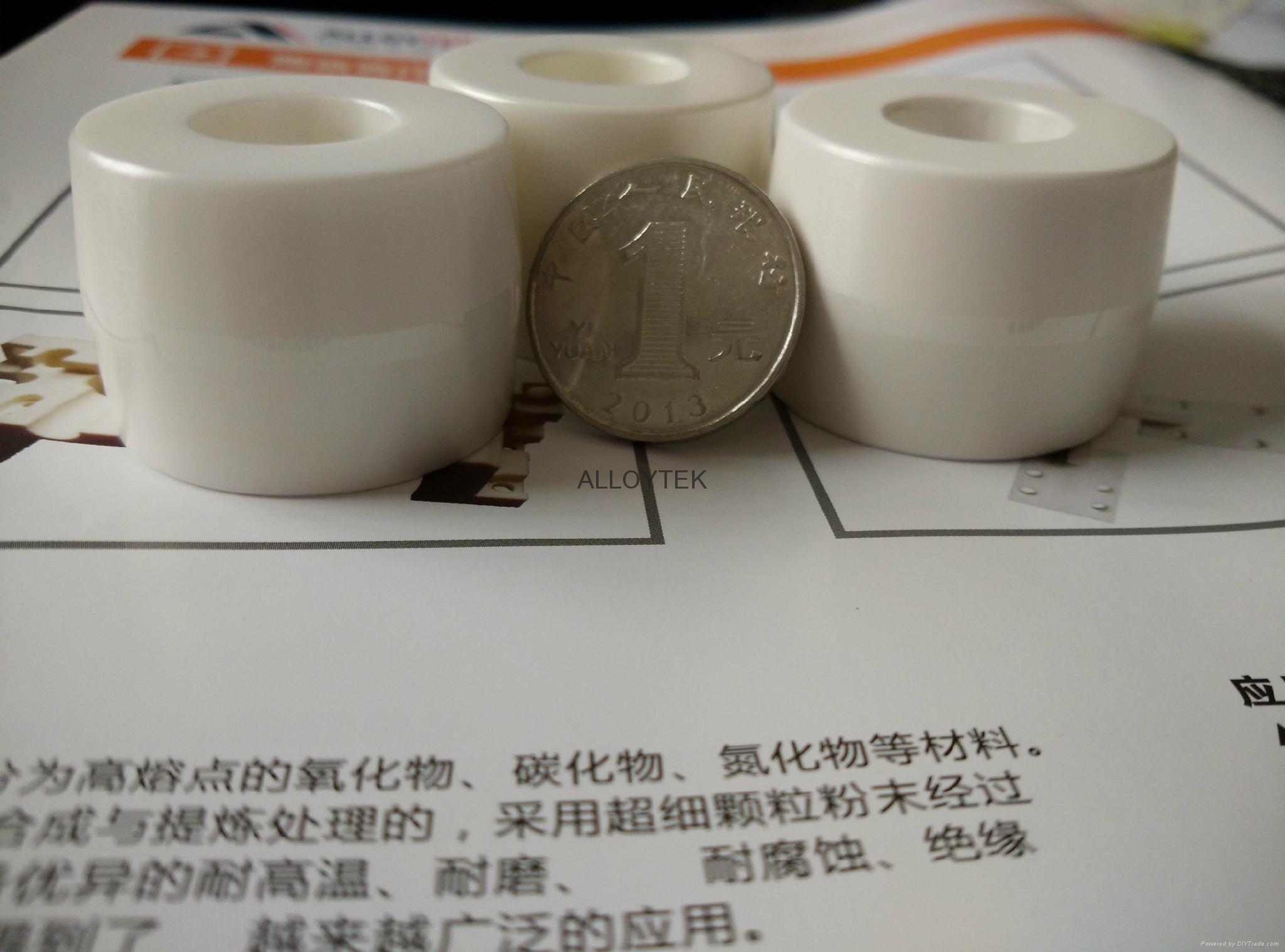 Precision alumina zirconia silicon nitride ceramic parts processing  3