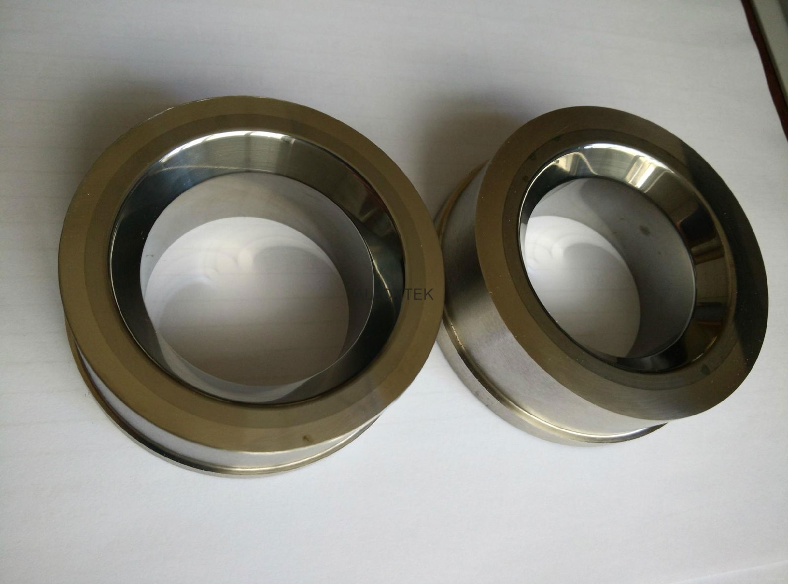 Tungsten carbide bushing die insert into sub stretch forming die 3