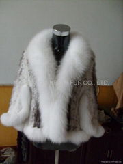 mink skin scarf