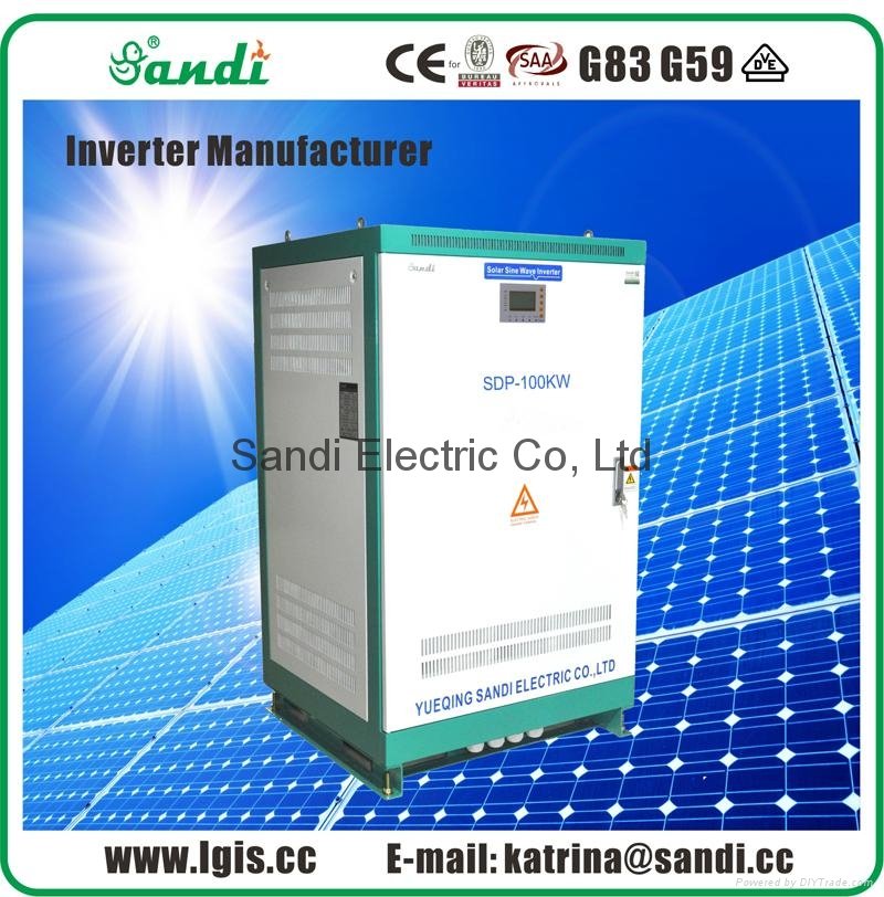 100KW Off Grid Solar Inverter with Three-phase 415VAC