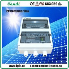 PV Solar Combiner box with lightning protection SPD