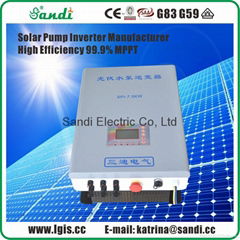 7500W Solar Water Pumping Inverter with MPPT & VFD Control