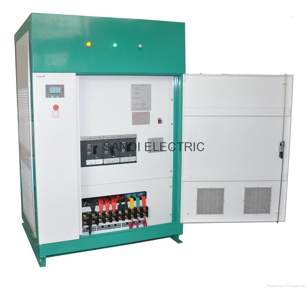 three phase power inverter supply with isolation transformer
