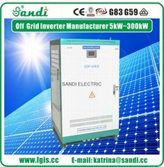 DC to AC Solar Inverter for industrial use 40KW