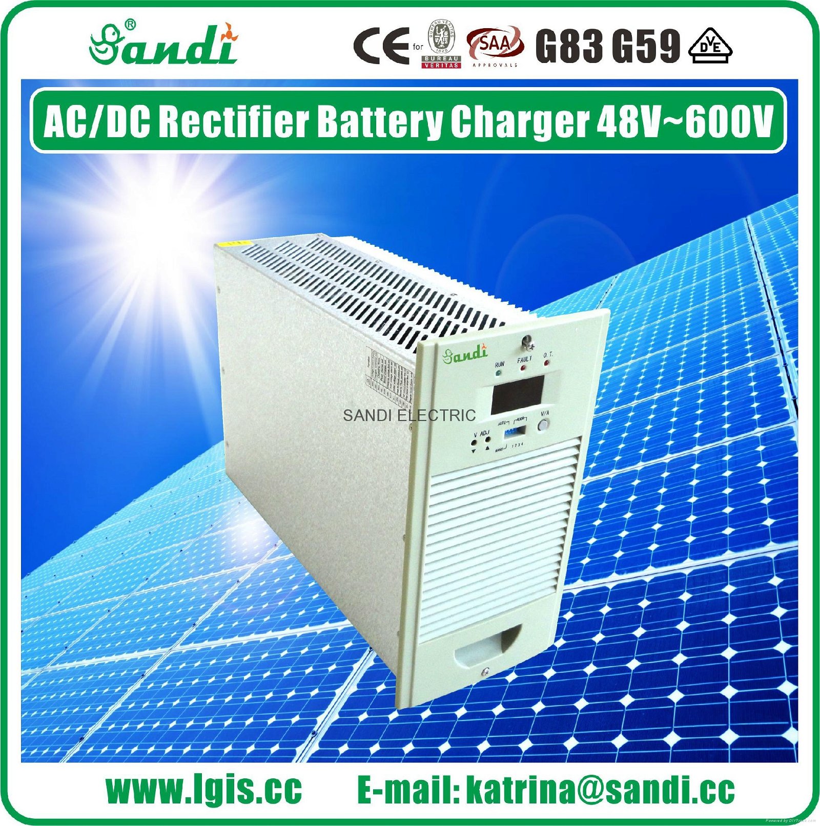 AC input 220V to DC output 240V 10A Battery Charger