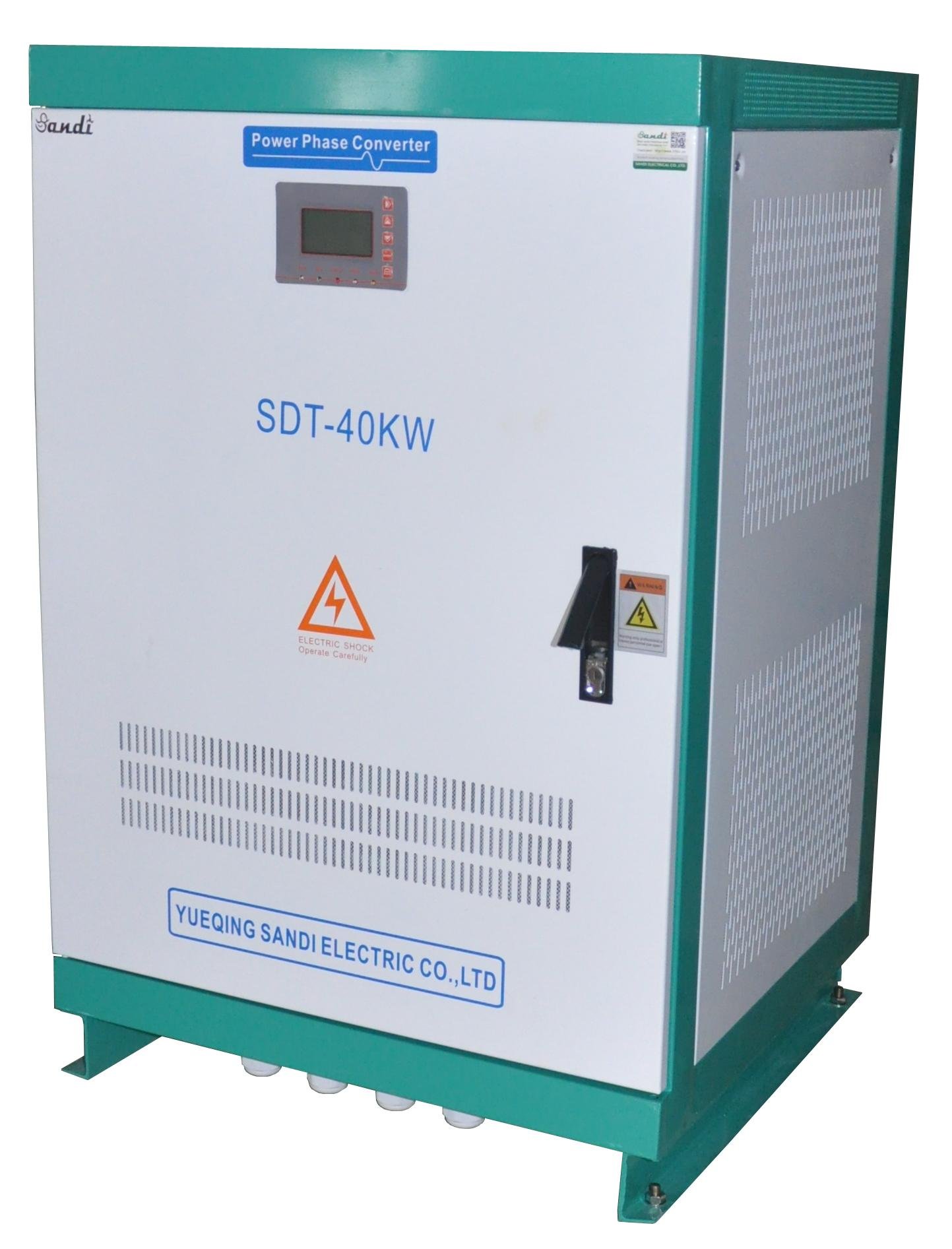 SANDI SDT-40KW Converter 220VAC to 120/240VAC split phase output