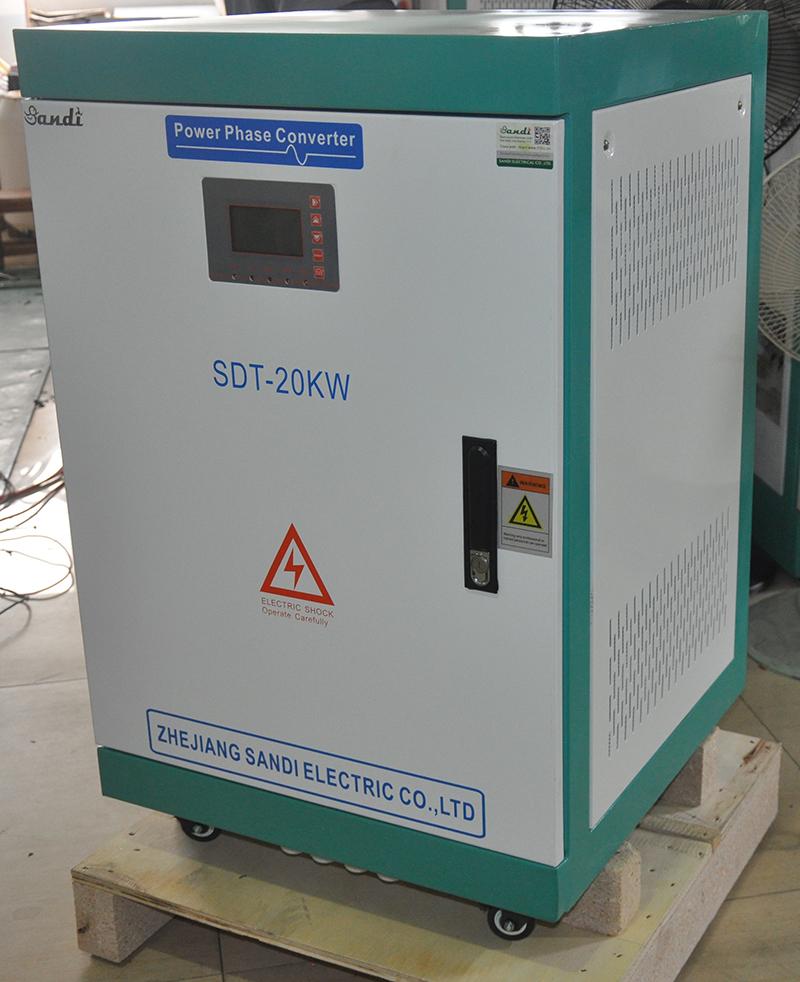 20KW電源轉換器 單相220V變三相380V電源 3