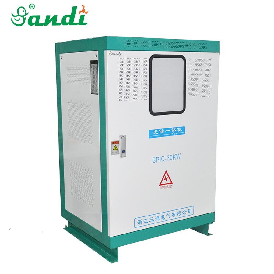 30KW solar hybrid inverter with charge controller integrated