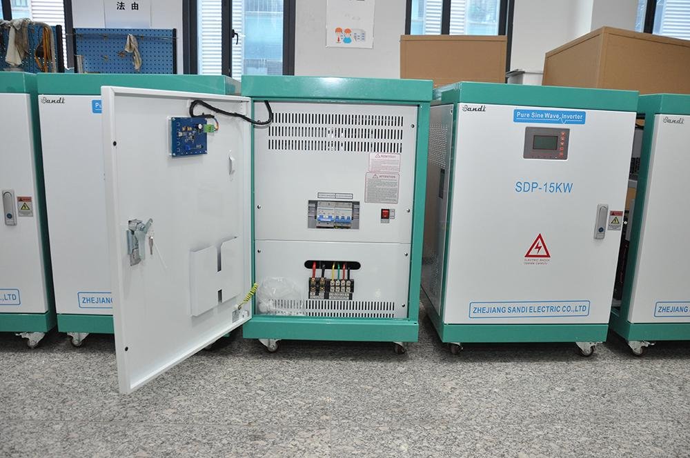Low Frequency Off Grid Single Phase DC to AC 15kw Inverter Pure Sine Wave Inverter