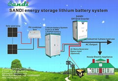 50KW home solar system energy storage power battery