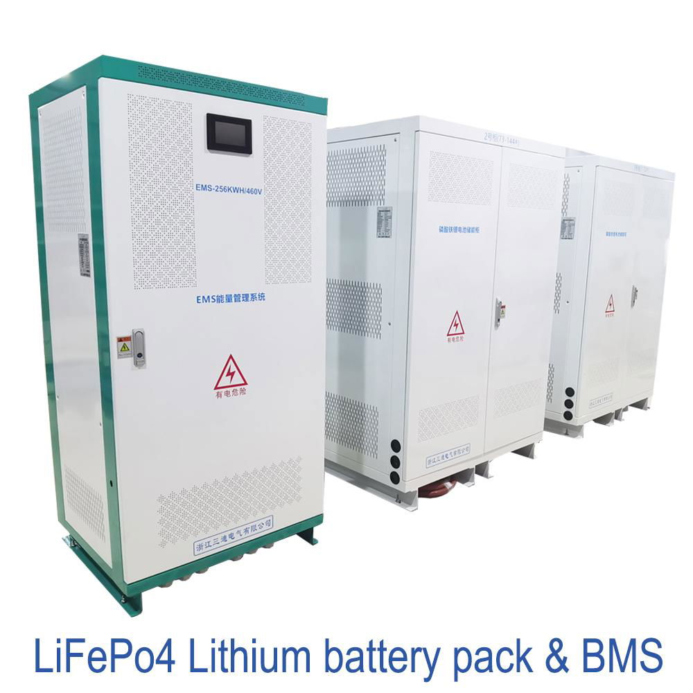 Sandi Energy Storage 128kwh Lithium Battery 256kwh LiFePO4 Battery BMS Systems