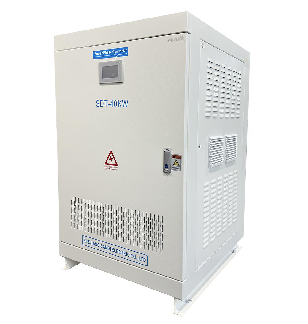 SANDI SDT-40KW phase converter 220VAC to 380V 3 phase output