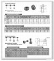 FLUSH-MOUNTED PANEL FASTENER SCREW COMPONENTS PS10 PR10 N10