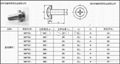 皇冠螺钉 与卡式螺母配合使用，多用于机箱机柜钣金