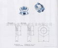 stainless steel FLUSH NUTS pF-M5-1