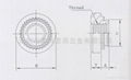 压铆螺母|自扣紧螺母|花齿螺母|铆螺母|薄板螺母S CLS