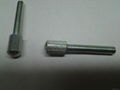  Slotted knurled screw