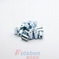 TSO-6M3-300通孔壓鉚螺母柱薄板0.63專用碳鋼鍍鋅 3
