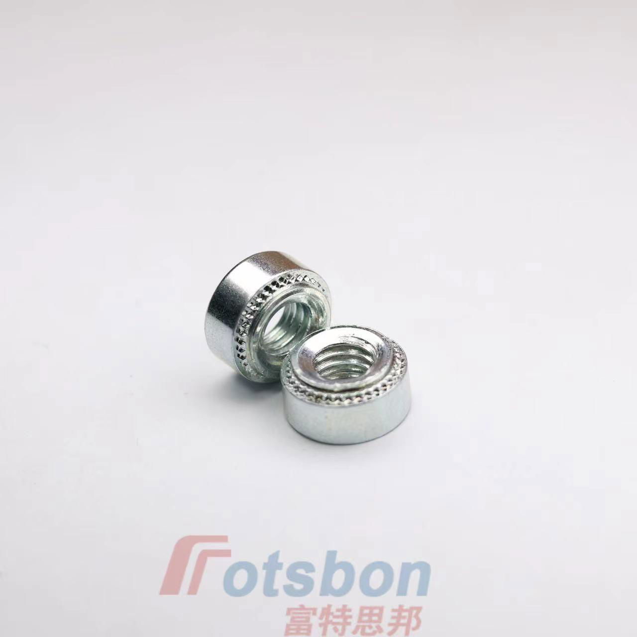 Press Nuts Self Clinching Fasteners S-M6-00 Carbon Steel Zinc