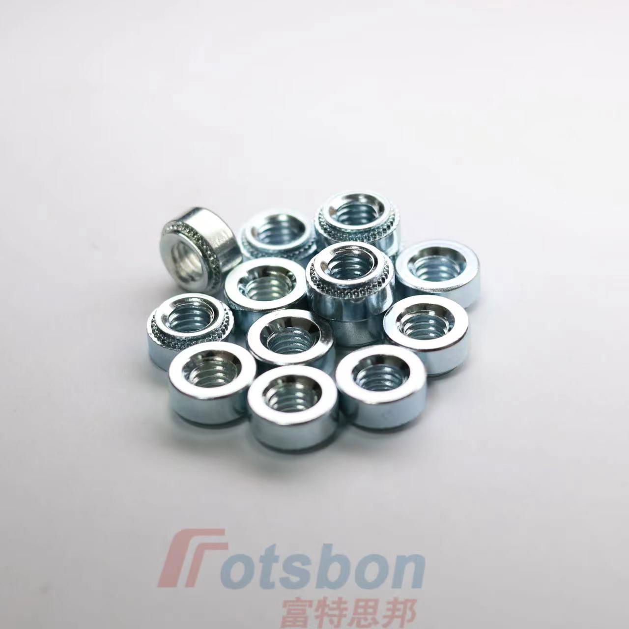 Press Nuts Self Clinching Fasteners S-M6-00 Carbon Steel Zinc 5