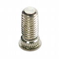 KFH-M3-12Broaching Studs PCB Screws Brass Tin Plated