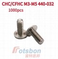 CFHC-M5-16Concealed Head Screw Knurled Self-Clinching Studs Stainless