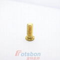 HFHB-M8-20厚头压铆螺钉重型高强度压铆螺丝黄铜材质