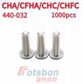 CFHA-M4-16 Aluminum Concealed Head Studs Reverse Installation Can Be Anodized