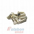 Broaching Screws KFH-M3-10 Brass Tin Plated Use On PCB 