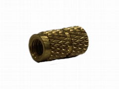 IBB/IBC/IBA-M5-10Brass Knurled Nuts Blind Threaded Inserts