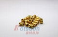 ISB/ISC/ISA-M3Symmetrical Heat Staking Inserts Brass Nuts