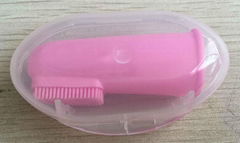 silicone baby toothbrush