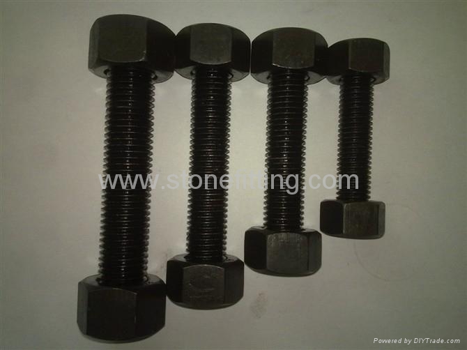 A193 B7 stud bolts with A194 2H nuts (China Manufacturer) Fastener