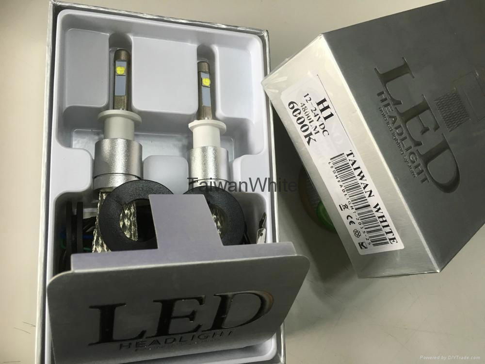 TaiwanWhite H1 40W 4800 Lumen 6000K LED HEADLIGHT BULB 3