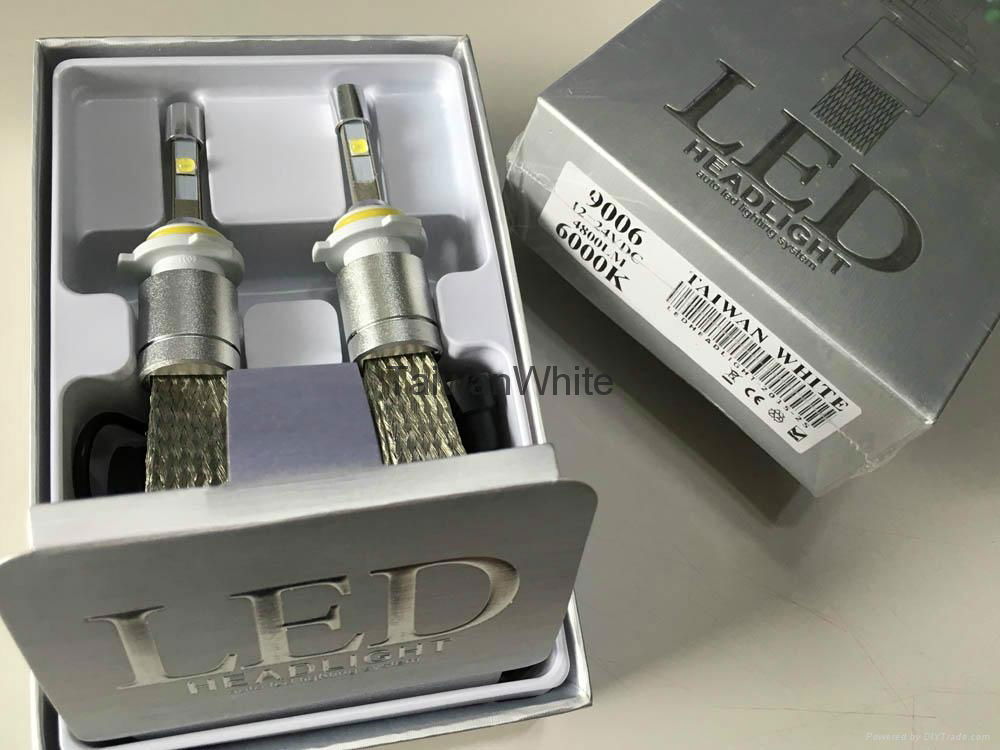 TaiwanWhite 9006 40W 4800 Lumen 6000K LED HEADLIGHT BULB 2