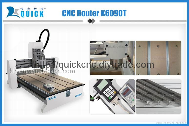 Quick CNC Router  woodworking machine K6090T   5