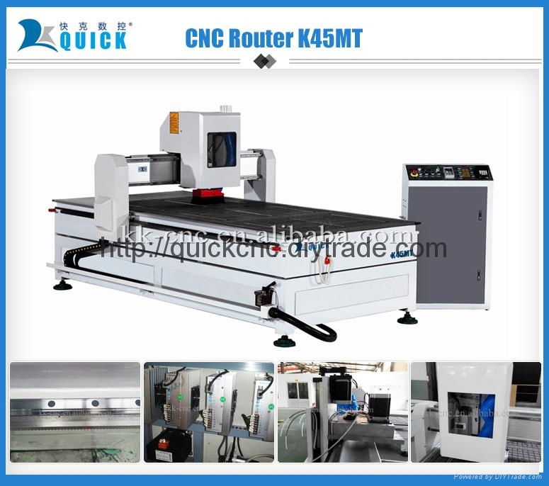 Quick CNC Router  Woodworking machinery K45MT/2030 4