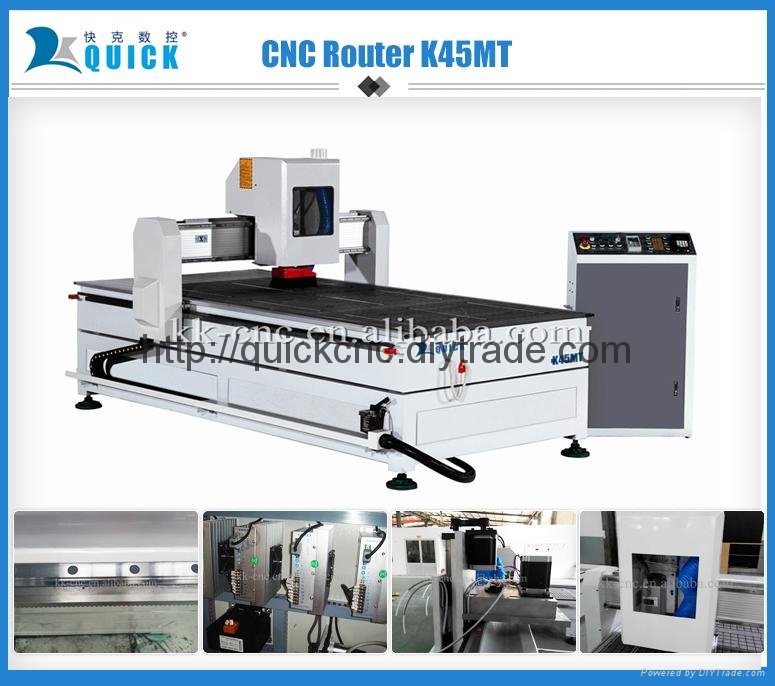 Quick CNC Router Woodworking machinery K45MT/1530 5