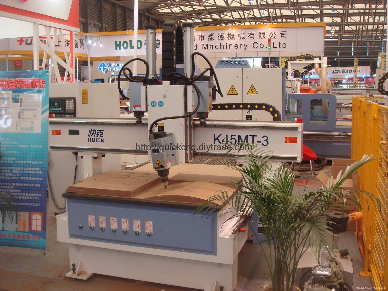 Quick CNC Router door cnc router   K45MT-3  4