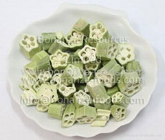 HACCP Cretified Freeze Dried Okra