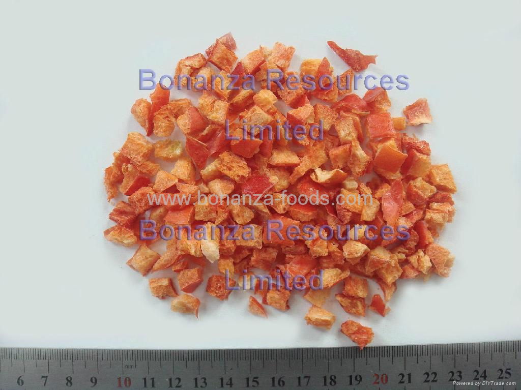 HACCP Certified Freeze Dried vegetables Red Green Bell Pepper