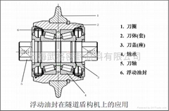 隧道盾构机用浮动油封