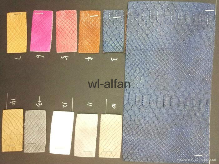 pu crocodile leather for making bags 5