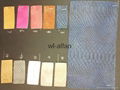 pu crocodile leather for making bags