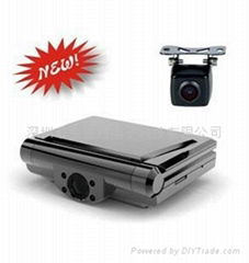 720P HD Double Camera / Car DVR  Black Box built in G-Sensor